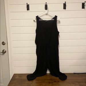 Ankle length black jumpsuit